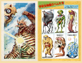 Comparison between an unnamed monster and illustrated aliens