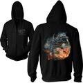 Cavitycolors Zilla: Monster Mania zip-up hooded sweatshirt