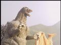 Godzilla and all the monsters feel the impact of the explosion