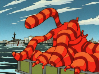The unadapted Nanotech Creature in Godzilla: The Series