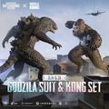 Godzilla suit and Kong set