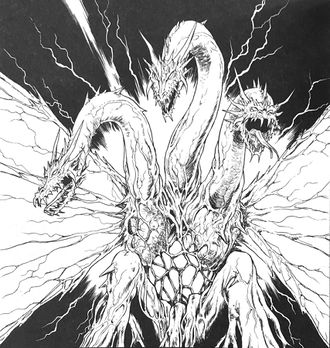 Biollanteghidorah in The Godzilla Comic Raids Again