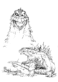 Godzilla concept art