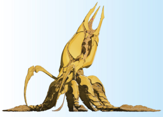 Viras' 3D model from GAMERA -Rebirth-