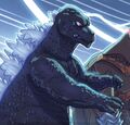 Godzilla in Godzilla Rivals: Jet Jaguar Vs. Megalon