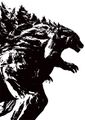 Godzilla on the poster for GODZILLA: Planet of the Monsters