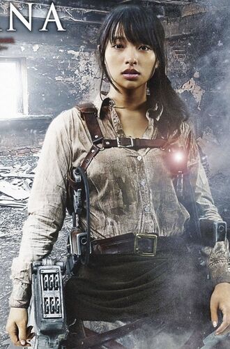 Hiana in a poster for Attack on Titan the Movie: Part 1