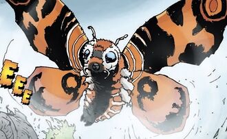 Mothra in Godzilla: Gangsters & Goliaths