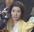 Fujimura as Sayuri Nagoshi in Return of Daimajin