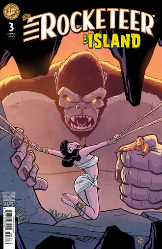 Cover A of The Rocketeer: The Island #3 by Jacob Edgar