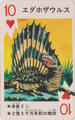 Edaphosaurus playing card