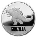 Niue $2 .999 Fine Silver Godzilla Proof Coin