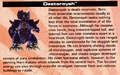 Destoroyah's bio from page 24 of the Godzilla: Unleashed instruction manual booklet