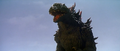 Godzilla roars victoriously