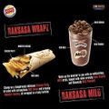Rasaka Wrap and Milkshake