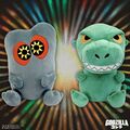 Hedorah and Godzilla (1989) plushes