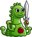 Chibi Biollante in Castle & Dragon