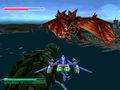 The two-headed Neo-Gyaos in gameplay footage