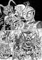 A page featuring Zone Fighter, the Garogas, and several Garoga Terror-Beasts