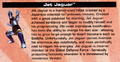 Jet Jaguar's bio from page 26 of the Godzilla: Unleashed instruction manual booklet