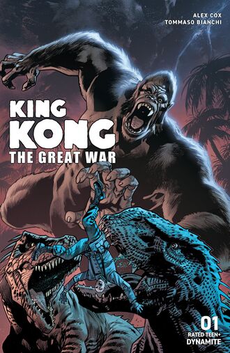 Cover A of Kong: The Great War #1 by Brian Hitch
