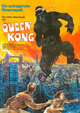 The West German poster for Queen Kong