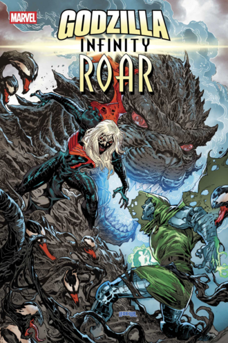 The main cover of Godzilla: Infinity Roar #4 by Ken Lashley