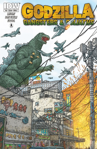 Cover A of issue #5 by Geof Darrow