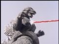 Hedorah strikes Godzilla with his own ray
