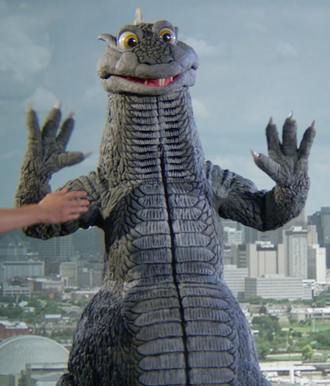 The young Notzilla at his normal size