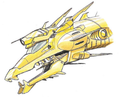 Concept art of Mecha-King Ghidorah's central head