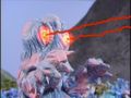 Neo-Hedorah fires its Crimson Eye Beams