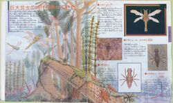 Meganula and Meganulon in the Carboniferous environment 350-300 million years ago