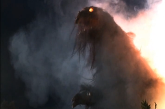 Geharha in Geharha: The Dark and Long Haired Monster