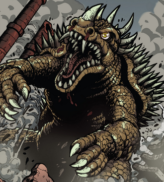 Anguirus in Godzilla: Rulers of Earth
