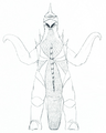 Gigan artwork from The Official Godzilla Compendium