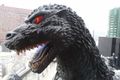A close-up side view of the Godzilla Head