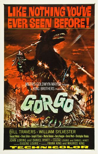American one sheet poster for Gorgo