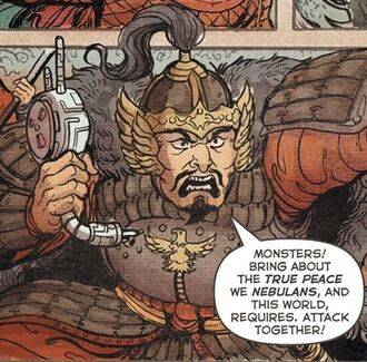 Zhenjin in Godzilla: Rage Across Time #1