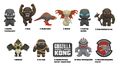 Monogram Godzilla vs. Kong 3D foam figural bag clips