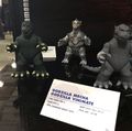 Godzilla and Mechagodzilla Vinimates figures at Toy Fair 2019