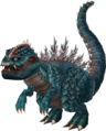 Godzilla Terrestris in Godzilla Battle Line