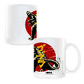 Godzilla Red Sun White mug