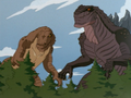 Komodithrax and Godzilla