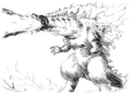 Godzilla concept art