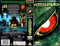 UK Cinema Club GODZILLA VHS cover