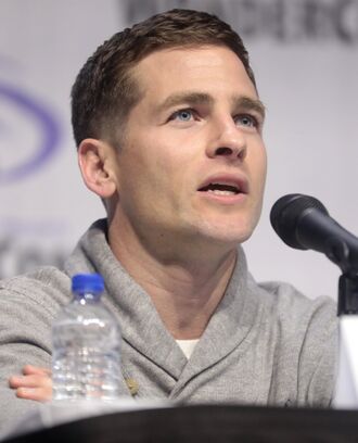 Zach Shields speaking at the 2019 WonderCon, for "Godzilla: King of the Monsters", at the Anaheim Convention Center in Anaheim, California.