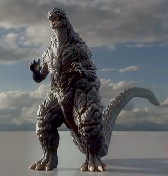 A render of Godzilla's model shown at Godzilla Fest 2022