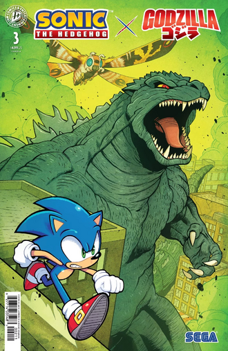 Sonic the Hedgehog X Godzilla issue 3