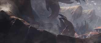 The strange, dead monster in the 2012 San Diego Comic-Con Godzilla teaser trailer